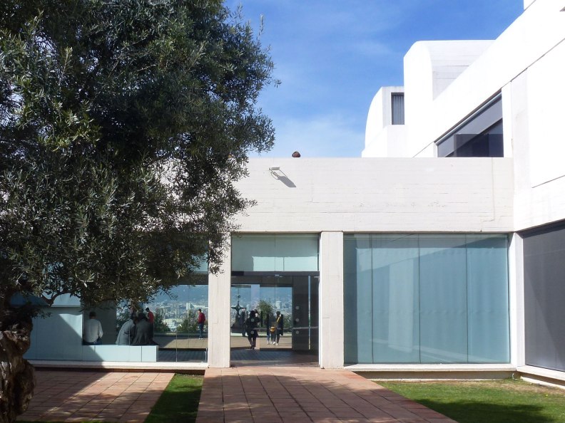 Joan Miro Foundation interior patio