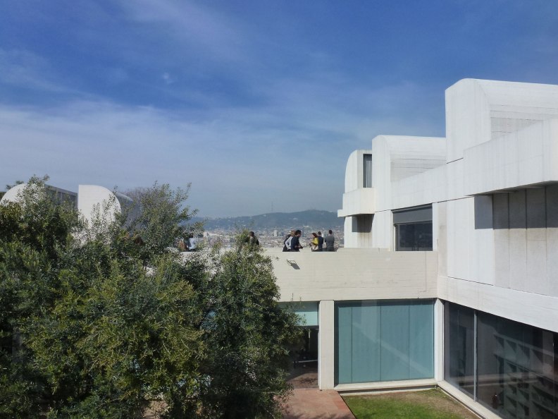 Joan Miro Foundation upper terrace