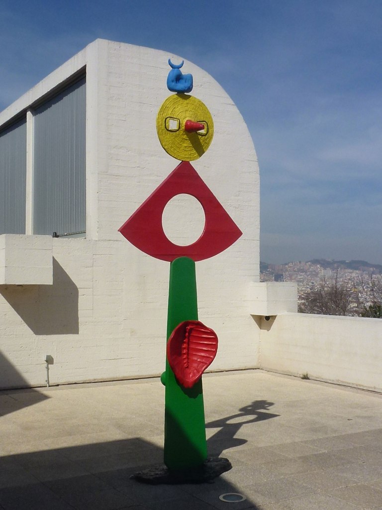 Joan Miro The caress of a bird sculpture