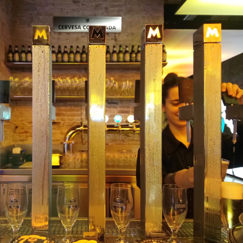 Jean Nouvel Fabrica Moritz custom designed beer draughts