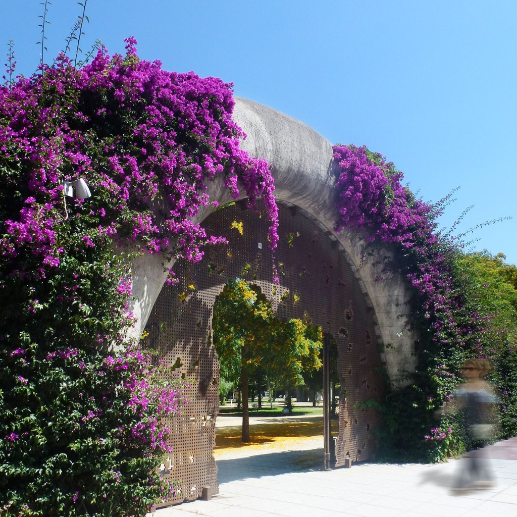 Jean Nouvel Parc del Poblenou entrance Barcelona