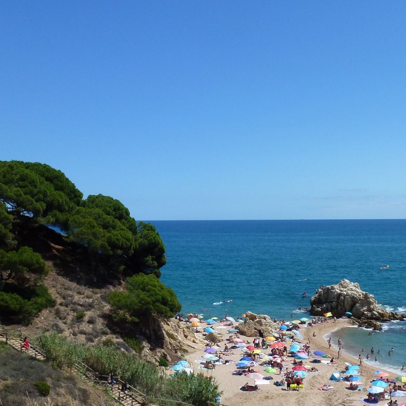 Sant Pol de mar Rocagrossa beach